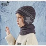 کلاه و رینگر تو خز گرم کودک مناسب سن 6 تا 10 سال اورجینال وارداتی - تصویر 5