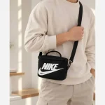 کیف ظرف غذا پارچه ای با بند بلند و جیب دار ابعاد 20 در 15 سانتیمتر - تصویر 4