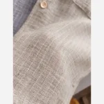 پیراهن تک دکمه دار نخی پسرانه مناسب استفاده روزمره سایزبندی 45 تا 65 - تصویر 3