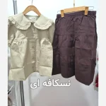 شومیز دامن لینن دخترانه دو تکه سایز 2 تا 12 سال - تصویر 20