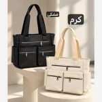 کیف زنانه روزمره چرم مصنوعی ابعاد 37 در 29 سانتیمتر - تصویر 7
