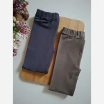 لگ دخترانه تمام کش پنبه لاکرا فاق بلند در 10 رنگ سایز 5 تا نوجوان - تصویر 4