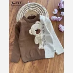 بلوز بافت گپ بچگانه طرح خرس هانی مناسب 2 تا 6 سال - تصویر 7