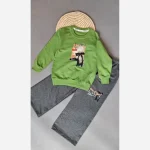 ست بلوز و شلوار بچگانه پنبه دورس مدل بگ سایز 40 و 45 - تصویر 3