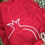بلوز یلدایی طرح انار دخترانه و پسرانه جنس دورس سایز 2 تا 9 سال - تصویر 4