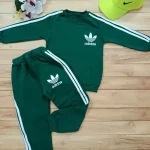 بلوز شلوار دورس پنبه بچگانه طرح آدیداس سایز 40 تا 55 - تصویر 2