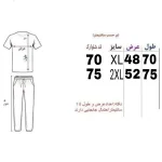 ست تاپ و شلوارک مردانه طرح نایکی جنس نخ پنبه و ملانژ رنگ طوسی - تصویر 8