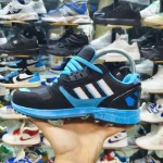 کتونی ادیداس ZX 8000 آبی مشکی مردانه - تصویر 4