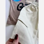 ست تیشرت پنبهای و شلوارک کتان پسرانه طرح آدم آهنی - تصویر 4