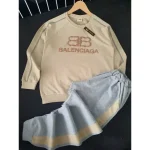 ست بلوز و شلوار پنبه دورس پسرانه سایز بزرگ BALENCIAGA - تصویر 3