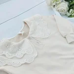 بلوز دخترانه دورس خامه دوزی شده وارداتی مناسب 4 تا 12 سال - تصویر 3