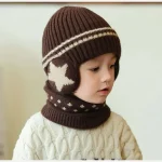 کلاه و رینگر تو خز گرم کودک مناسب سن 6 تا 10 سال اورجینال وارداتی - تصویر 4