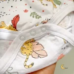 بادی زیردکمه دخترانه وارداتی نخ پنبه برند So Cute سایز 0 تا 24 ماه - تصویر 5