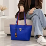 کیف زنانه چرم مصنوعی ابعاد 40 در 27 سانتیمتر - تصویر 2