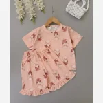 ست کراپ و شلوارک دخترانه پنبه ای خنک سایز 2 تا 9 سال - تصویر 6