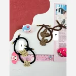 پک دو عددی کش مو دخترانه وارداتی طرحدار - تصویر 7
