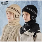 کلاه و رینگر تو خز گرم کودک مناسب سن 6 تا 10 سال اورجینال وارداتی - تصویر 7