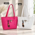 کیف زنانه چرم مصنوعی ابعاد 40 در 27 سانتیمتر - تصویر 6