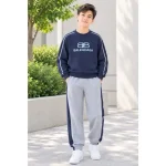 ست بلوز و شلوار پنبه دورس پسرانه سایز بزرگ BALENCIAGA - تصویر 5