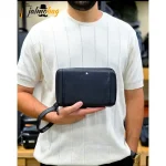 کیف دستی پاسپورتی مونت بلانک چرم وارداتی - تصویر 3