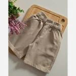 ست تیشرت باکسی و شلوارک کتان پسرانه مناسب 2 تا 12 سال - تصویر 8
