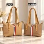 کیف زنانه روزمره چرم مصنوعی ابعاد 37 در 25 سانتیمتر - تصویر 5