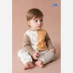 سرهمی نوزادی 100 درصد نخ پنبه ضد حساسیت - تصویر 4
