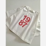 کراپ دخترانه باکسی طرح 1987 جنس نخ پنبه سایز 50 تا 70 - تصویر 11