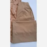 ست شومیز گرهای و شلوار کتان دخترانه مدل آیدا - تصویر 8