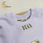 ست بلوز و شلوار دورس طرح تدی و خرگوش بچگانه مناسب 4 تا 12 سال - تصویر 6