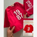 کراپ دخترانه باکسی طرح 1987 جنس نخ پنبه سایز 50 تا 70 - تصویر 7