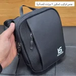 کیف دوشی کوچک اسپرت پارچه اسکین خارجی دو خانه - تصویر 5