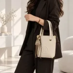 کیف دخترانه چرم مصنوعی بند بلند روزمره و رسمی - تصویر 2