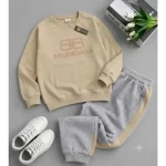 ست بلوز و شلوار پنبه دورس پسرانه سایز بزرگ BALENCIAGA - تصویر 2