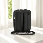 کیف اداری 3 کاره برزنت کوله دوشی دستی با جا لپ تاپ و کابل USB - تصویر 6