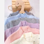 ژاکت بافت بچگانه وارداتی ضخیم و نرم مناسب سن 2 تا 9 سال - تصویر 3